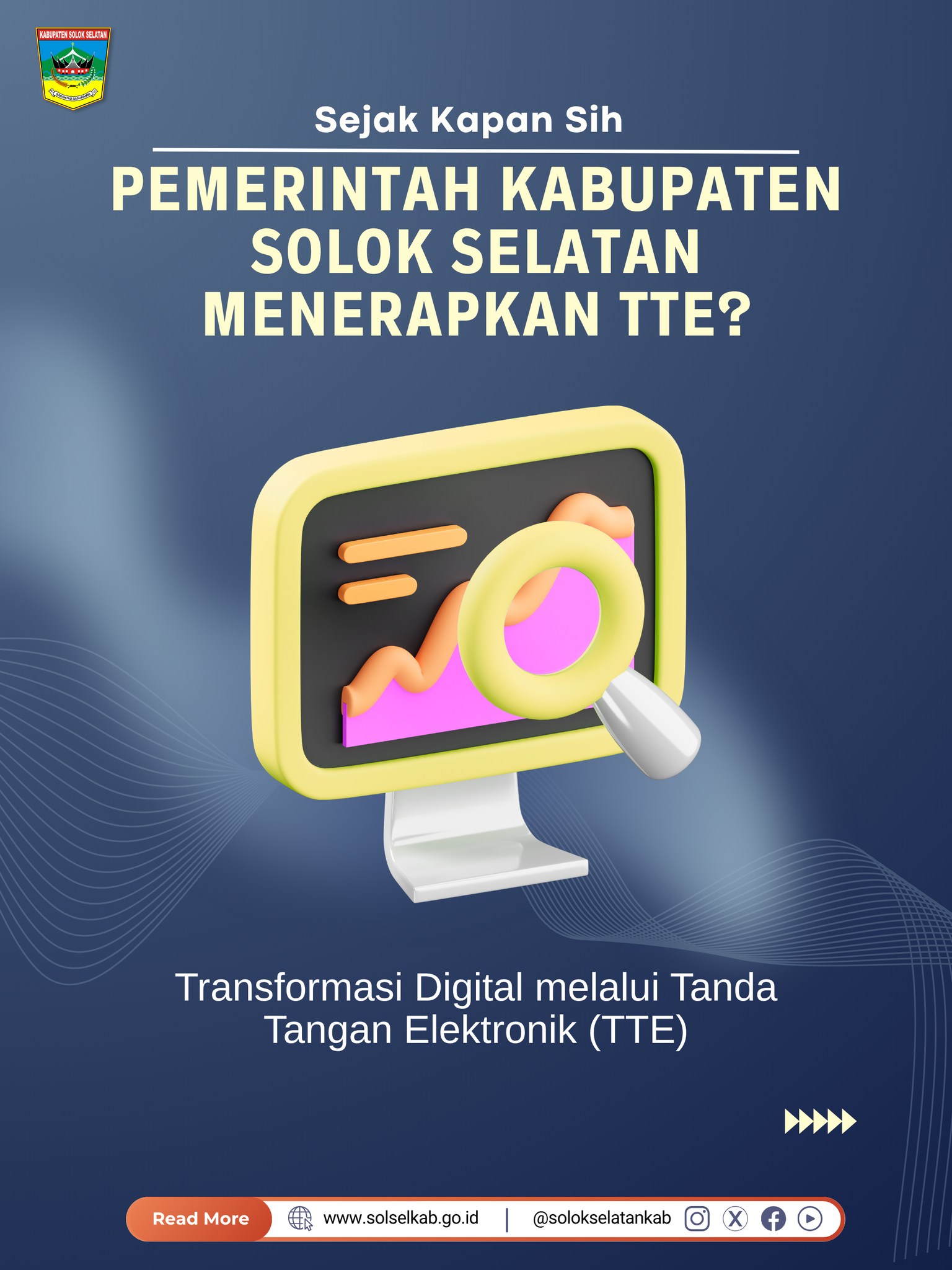 Solok Selatan  menerapkan Tanda Tangan Elektronik (TTE) ?