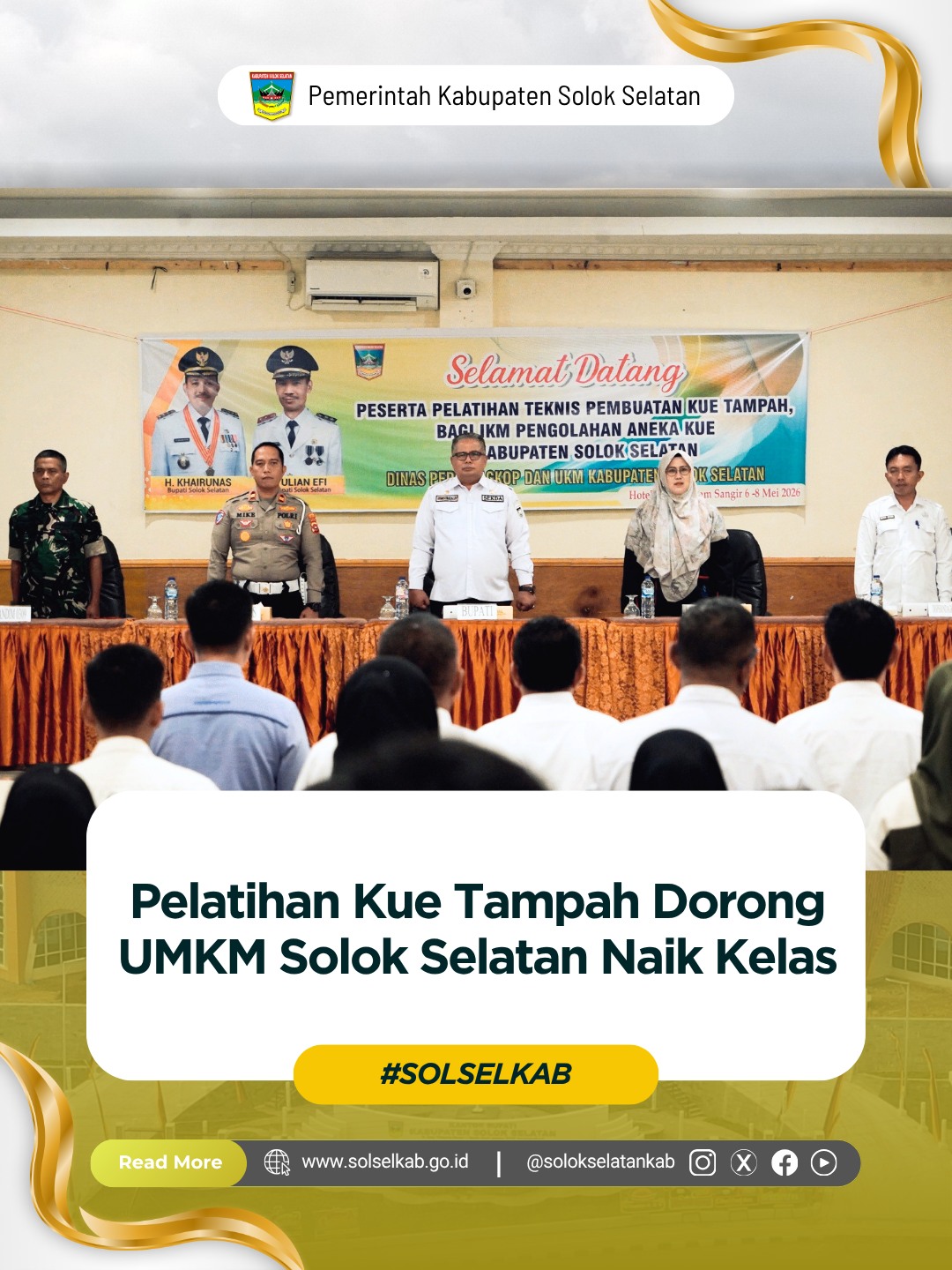 Pelatihan Kue Tampah Dorong UMKM Solok Selatan Naik Kelas